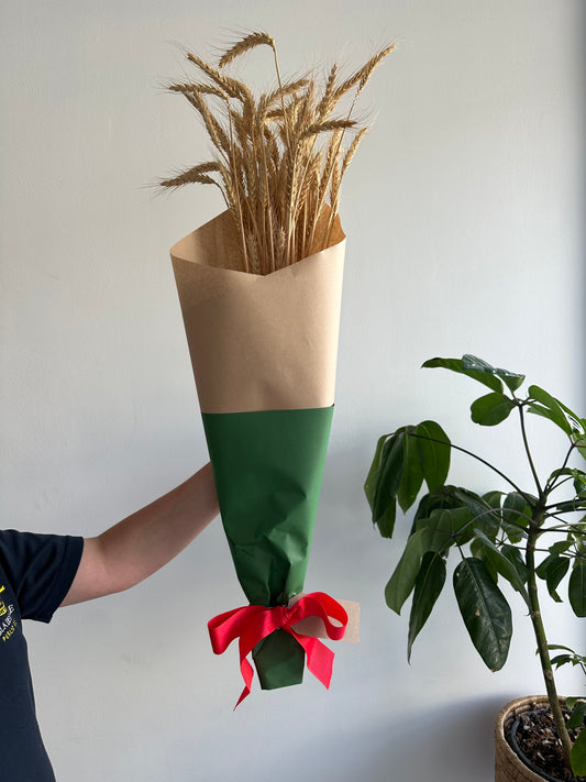 Dried Wheat Bouquet - Natural Small